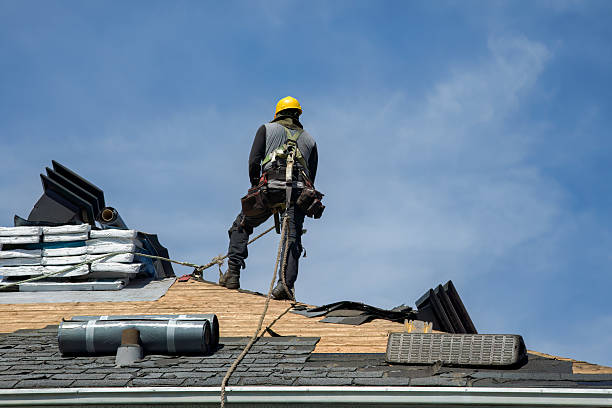 Professional Roofing technician working in Hugo, OK